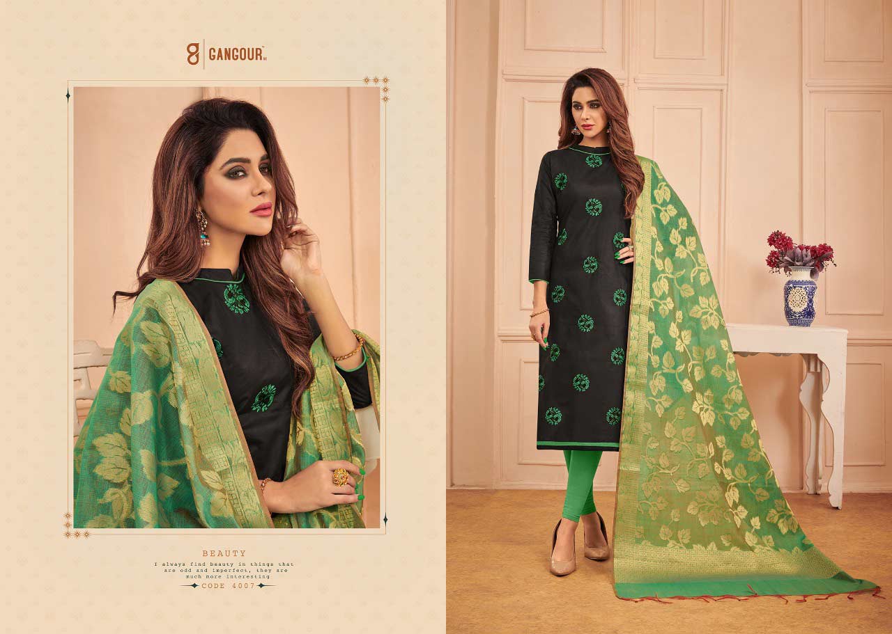 Chunri Vol-4 Gangour Nx Cotton Dress Materials Chunri Vol-4 Gangour Nx Cotton Dress Materials